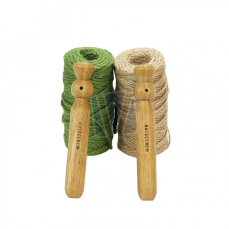 Jute touw met dolly knijper gebruik: Jute touw met dolly knijper