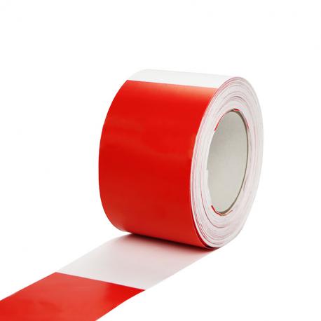 Papieren afzetlint rood wit