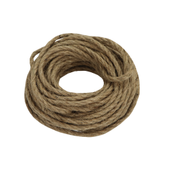 DQ-PP Jute touw, 10 m, 30 mm dik jute koord, bruine natuurlijke vezels, decoratief touw, voor macramé, tuin, touwtrekken, trapleuning enz