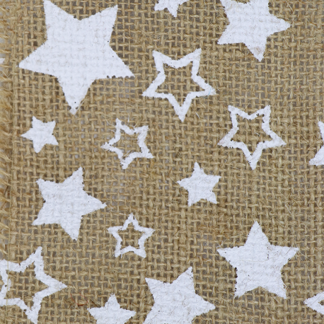 Jute tafelloper bedrukt 10 cm x 5 meter gebruik: Jute tafelloper bedrukt 10 cm x 5 meter