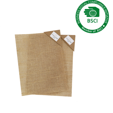 Jute stof geplastificeerd 21 cm x 28 cm gebruik: Jute stof geplastificeerd 21 cm x 28 cm