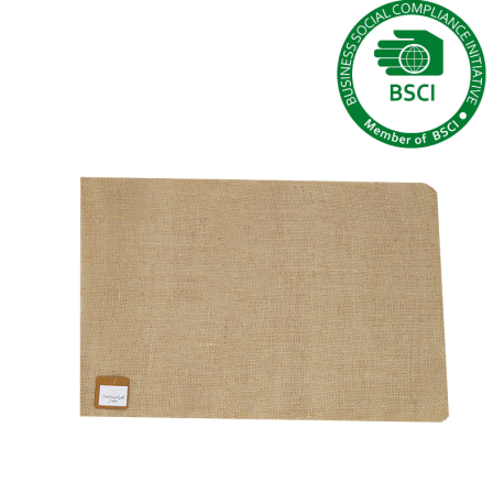 Jute placemat 30 cm x 40 cm gebruik: Jute placemat 30 cm x 40 cm