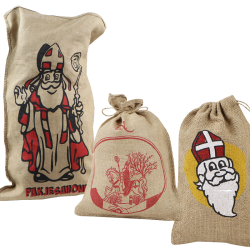 Sinterklaas jute zakken