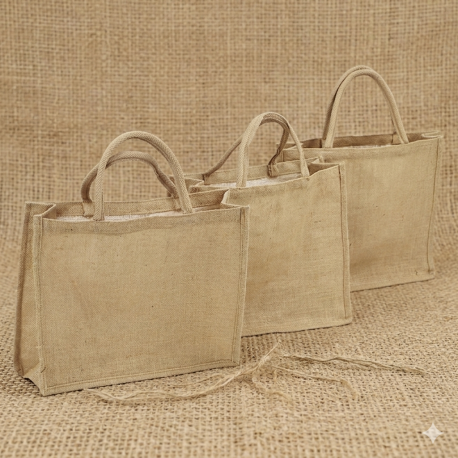 Jute tas 40 cm x 33 cm