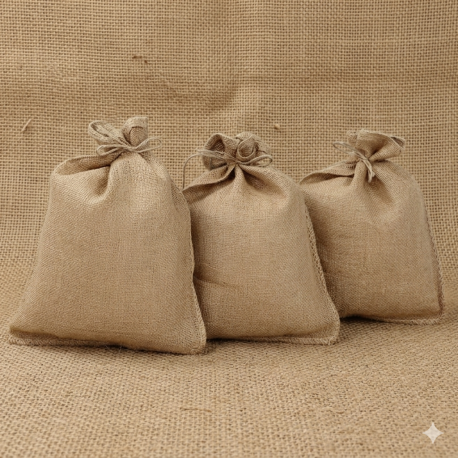 Jute zakken 30 cm x 40 cm