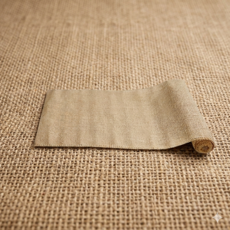 Jute tafelloper 30 x 120 cm naturel