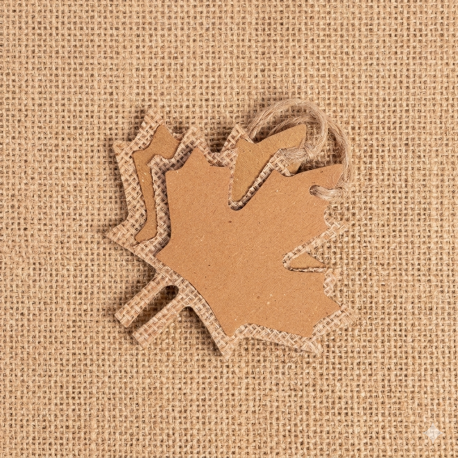 Jute esdoorn labels