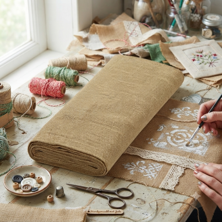 Jute stof 120 cm x 3 meter gebruik: Jute stof 120 cm x 3 meter