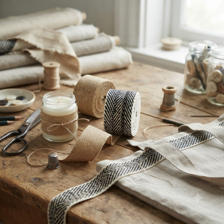 Jute band 5 cm x 3 meter gebruik: Jute band 5 cm x 3 meter