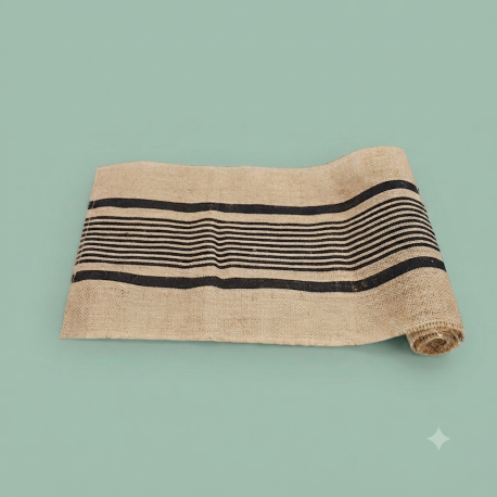 Jute tafelloper 30 x 120 cm gebruik: Jute tafelloper 30 x 120 cm