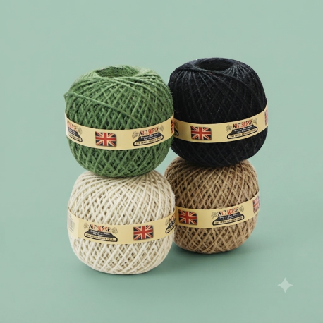 Jute touw op bol 130 meter