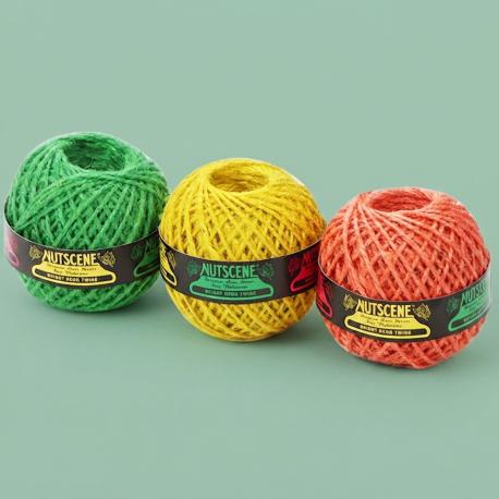 Neon jute touw op rol