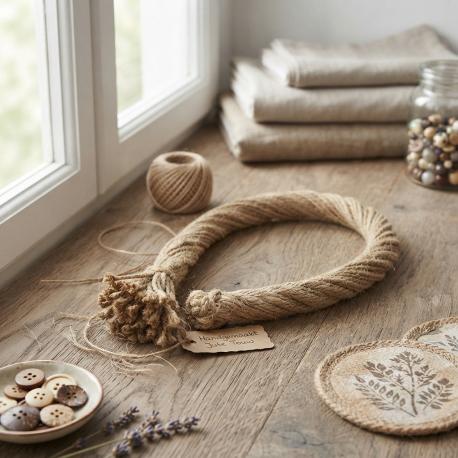 Jute sluitkoord gebruik: Jute sluitkoord