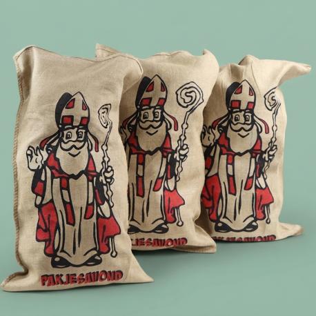 Jute sint zak 60 cm x 100 cm