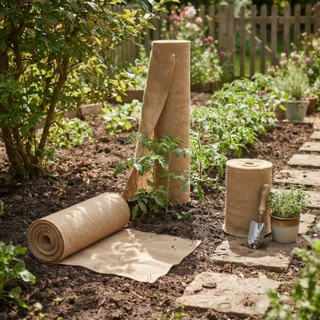 Jute worteldoek gebruik: Jute worteldoek