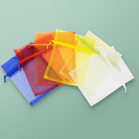 Organza zakjes kleurenmix