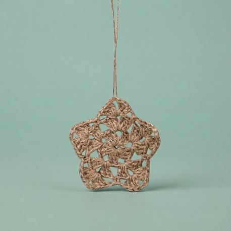 Jute kerstboomversiering gebruik: Jute kerstboomversiering