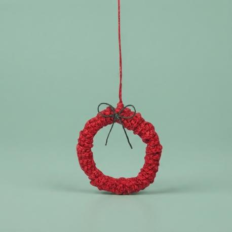 Jute ornament krans