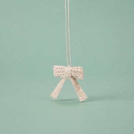 Jute ornament strik