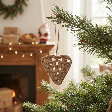 Jute ornament hart gebruik: Jute ornament hart