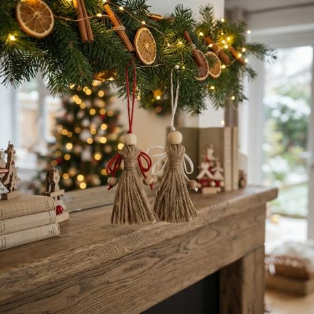 Jute ornament engel gebruik: Jute ornament engel