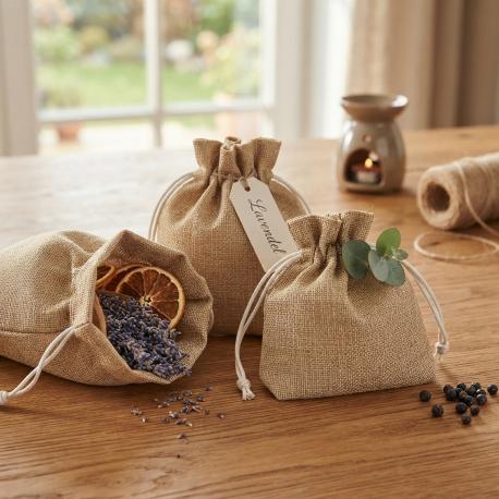 Jute cadeauzakje gebruik: Jute cadeauzakje
