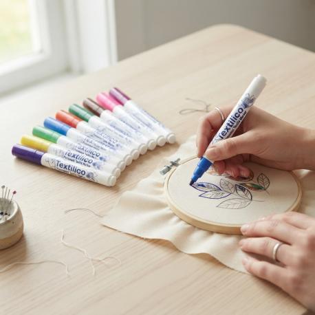 Textielstift permanent gebruik: Textielstift permanent