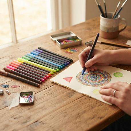 Gekleurde fineliners gebruik: Gekleurde fineliners