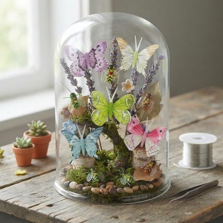 Vlinders en Bijen Fleurig 5-8 cm. (9 st) gebruik: Vlinders en Bijen Fleurig 5-8 cm. (9 st)