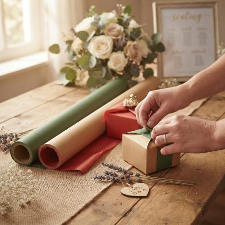 Bruiloft kraftpapier 5 meter gebruik: Bruiloft kraftpapier 5 meter
