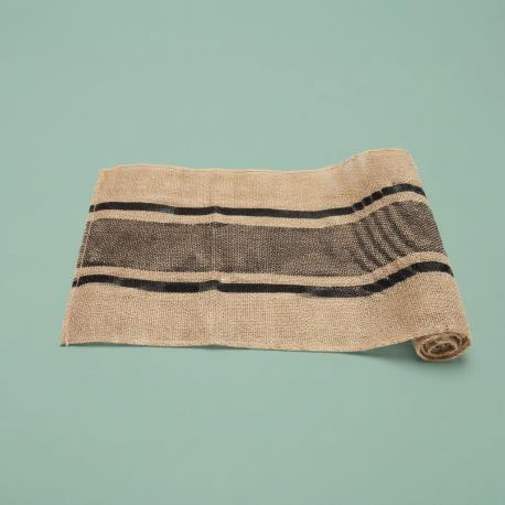 Jute bruiloft tafelloper 30 cm x 120 cm gebruik: Jute bruiloft tafelloper 30 cm x 120 cm
