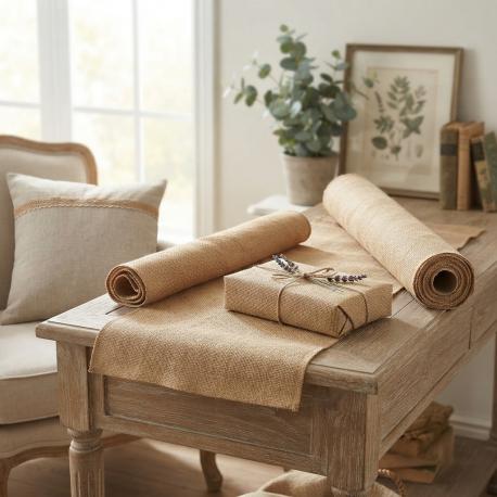 Jute op rol 120 cm x 3 meter gebruik: Jute op rol 120 cm x 3 meter
