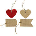 Jute labels