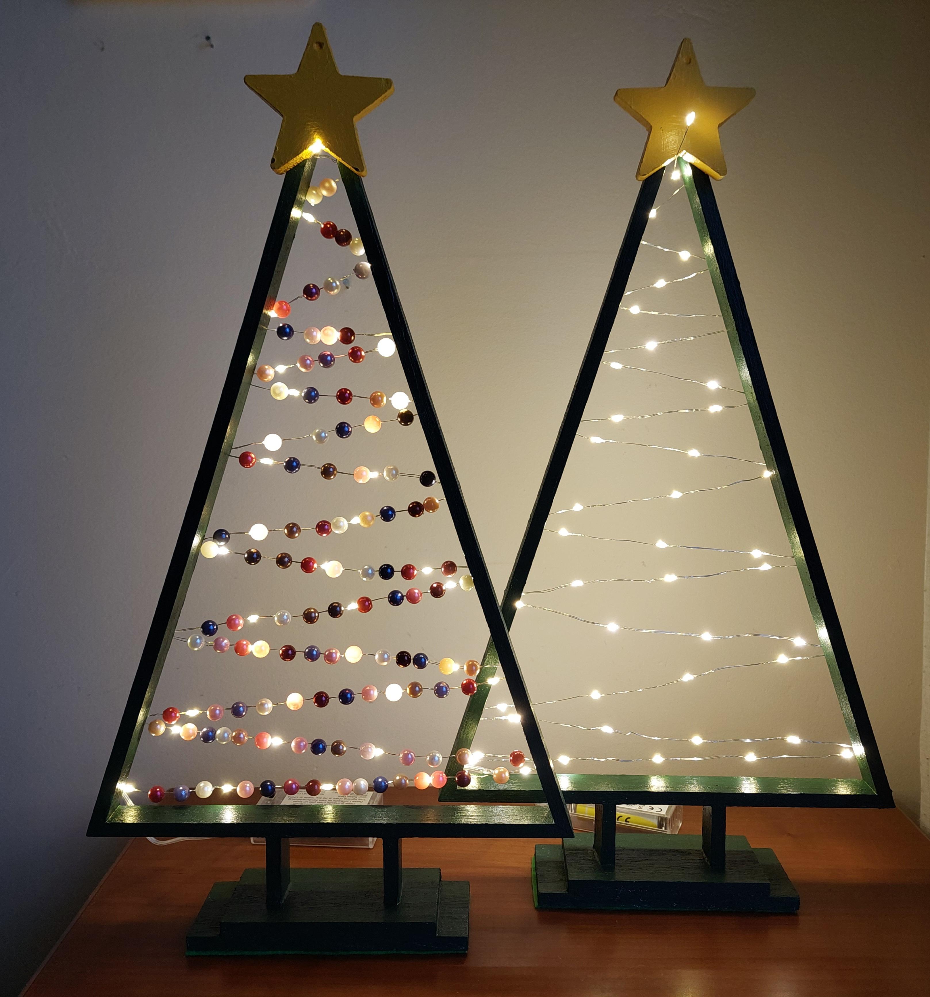 Houten kerstboom gebruik: Houten kerstboom